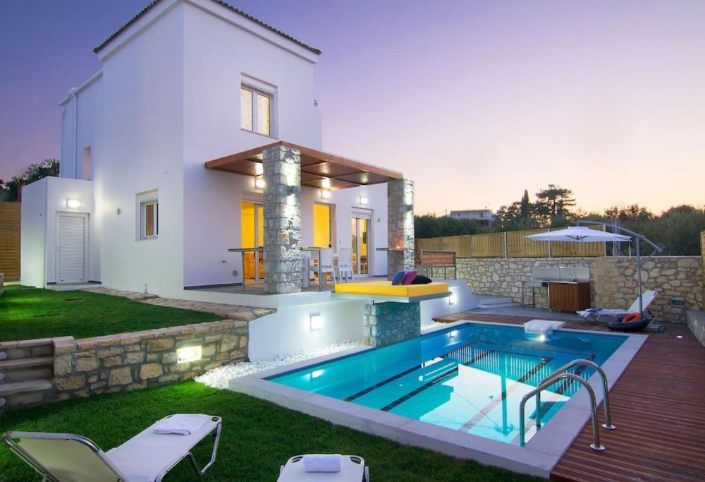 Villa Aada - Moderne Komfortvilla Mit Eigenem Pool Loutra Extérieur photo