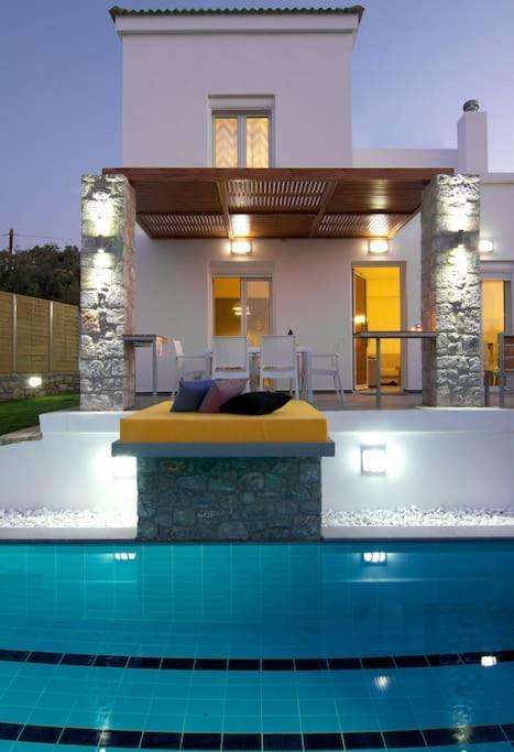 Villa Aada - Moderne Komfortvilla Mit Eigenem Pool Loutra Extérieur photo